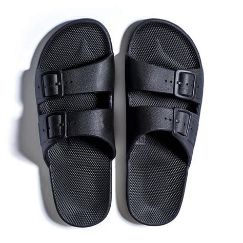 city beach black slides